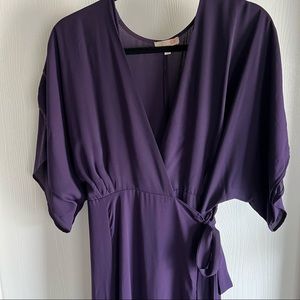 Gianni Bini Purple Maxi Wrap Dress